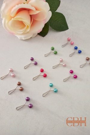 épingle hijab anti trou coloré