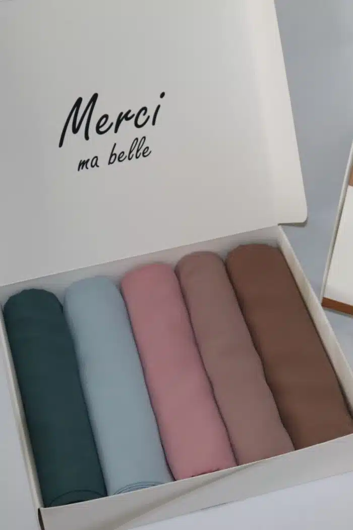 Box hijab Aïcha bint Abu Bakr 5 soie de médine