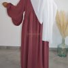 abaya manches bouffantes jazz dusty 5 Abaya chic dusty manches bouffantes, tenue modeste élégante