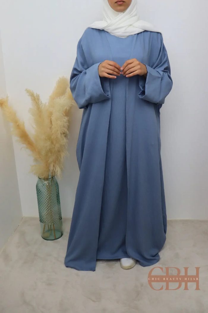 abaya-kimono-lin-bleu-ensemble-2-pieces-face