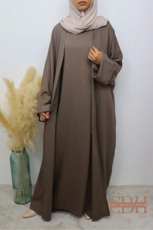 robe-lin-taupe-ensemble-abaya-kimono