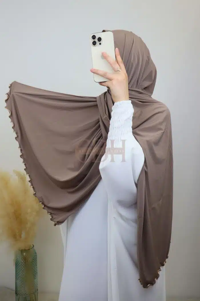Hijab jersey premium frisé – drapé fluide