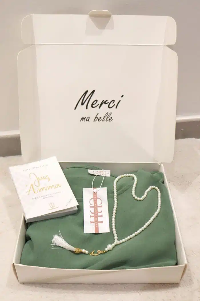 Coffret cadeau prière femme kaki