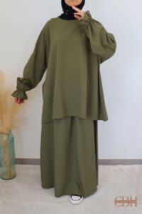 ensemble jupe femme Camila kaki